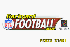 Backyard Football 2006 Title Screen